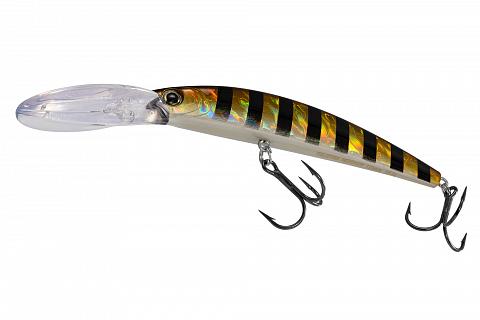 Фото воблер kyoda pelipper minnow-110f, длина 110 мм, вес 16,5  гр, цвет p1053 заглубление 0- 3 м.