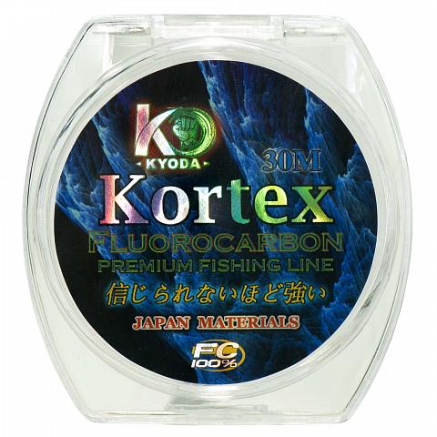 Фото kortex флюорокарбон d-0,16 мм, l-30 м, разрывная нагрузка 2,86 кг (6 шт/упак)