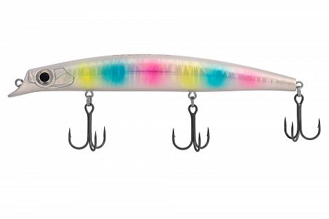 Фото воблер kyoda quick minnow-140f, длина 140 мм, вес 19  гр, цвет p2305, заглубление 0,1-0,6 м