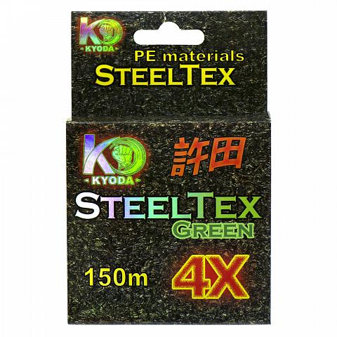 Фото steeltex green 4x d-0,145 мм, l-150 м, цвет зеленый, разрывная нагрузка 7,20 кг