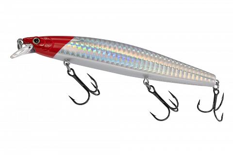 Фото воблер kyoda spotlight minnow-125f, длина 12,5 см, вес 22 гр, цвет p11, заглубление 0,5-0,8 м.