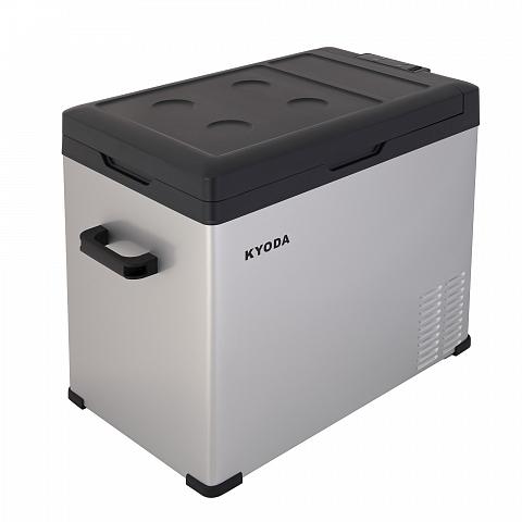 Фото автохолодильник kyoda cs50, однокамерный, объем 50 л, вес 14,4 кг