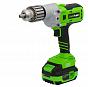 Фото шуруповёрт jack power 20v, 4 ah li-ion 2 аккум., 130нм, professional