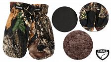 Фото рукавицы овечья шерсть с кожаной накладкой (2xl)
