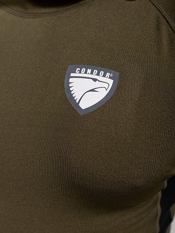 Фото термобелье "condor", "thermo24", нательное, комплект, полиэстр 92%, спандекс 8%, цвет хаки, р-р 3xl