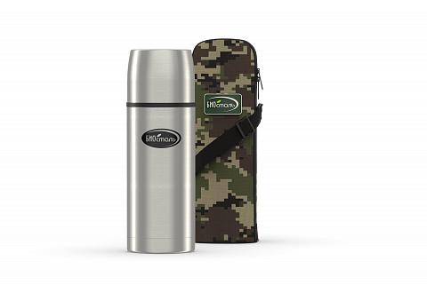 Фото термос "biostal-охота" у/г чехол nbp-750b, емкость 0,75 л