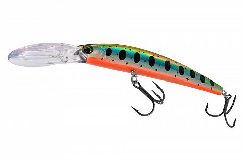 Фото воблер kyoda pelipper minnow-110f, длина 110 мм, вес 16,5  гр, цвет p1048 заглубление 0- 3 м.