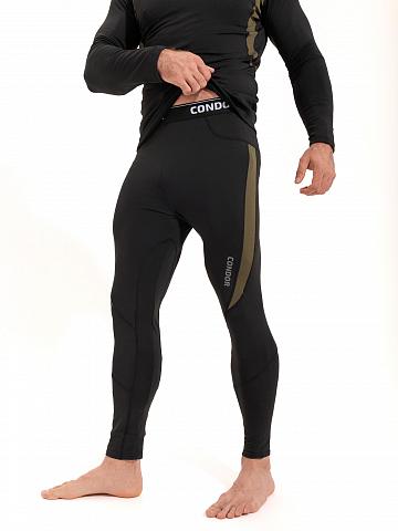 Фото термобелье "condor", "thermo24", нательное, комплект, полиэстр 92%, спандекс 8%, цвет черн., р-р 3xl