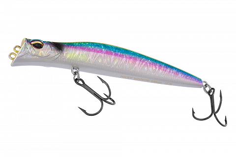 Фото воблер kyoda pocky minnow-100f, длина 100 мм, вес 10,5  гр, цвет p1038 заглубление 0 - 0,2 м.