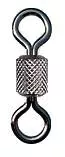 Фото вертлюг impressed rolling swivel, цвет black nikel, размер 8 (100шт.)